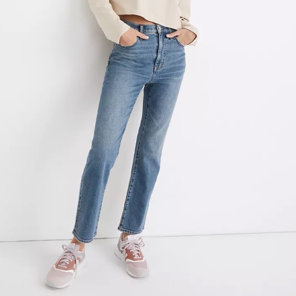 Madewell Slim Demi Boot Jeans Enright Wash